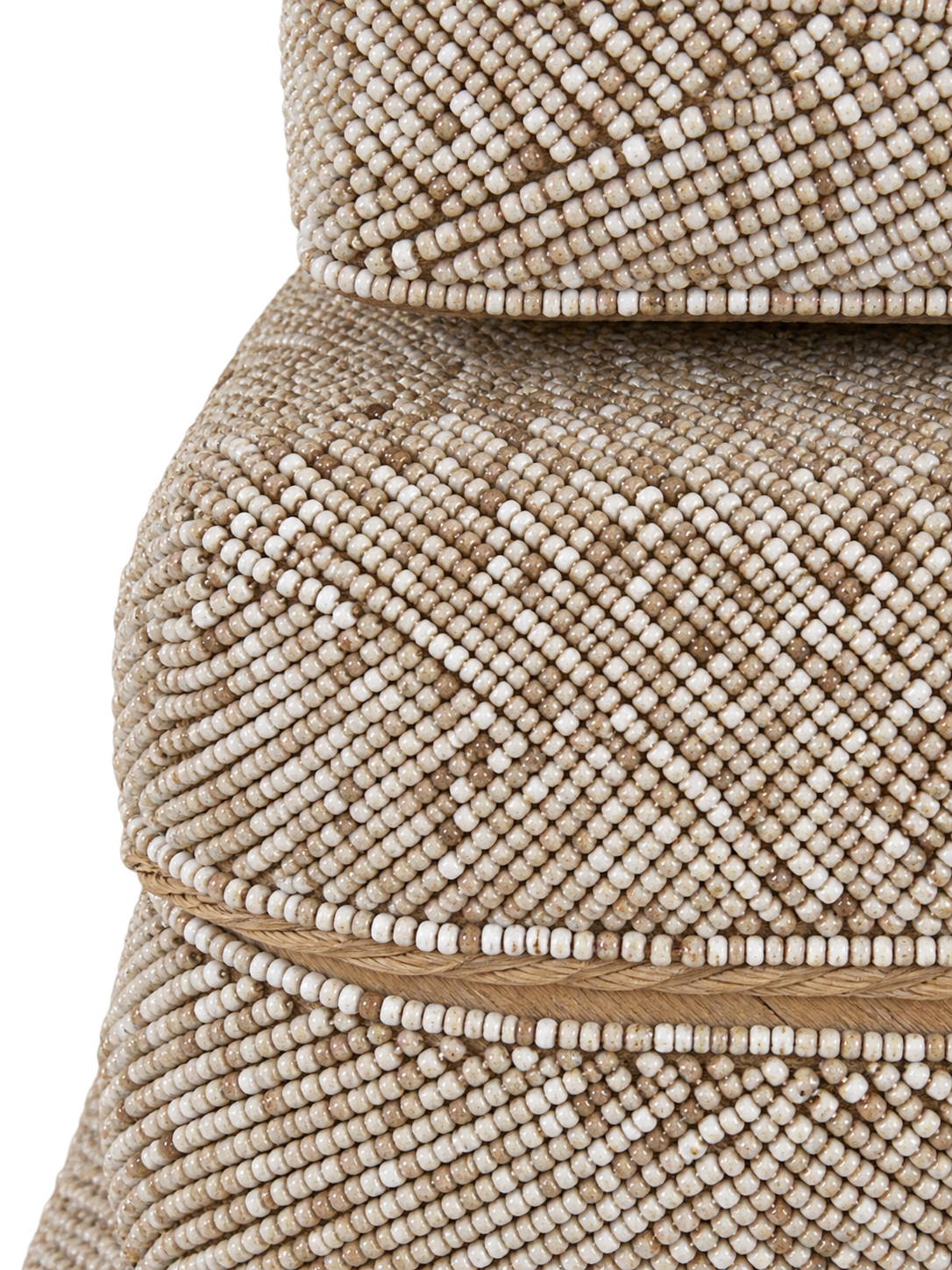 Sari Beaded Basket