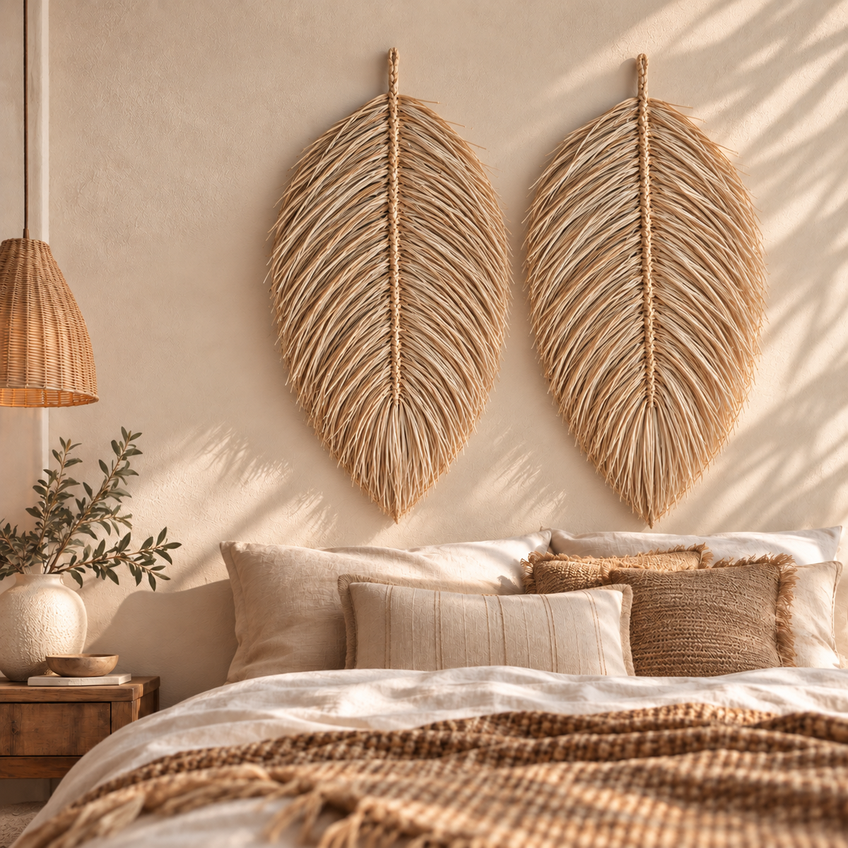 Cala Wide Leaf Wall Decor